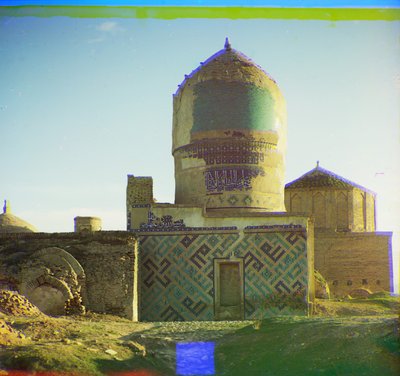 Tombeau à Shakh-i Zindeh, Samarkand, 1905-1915 - Sergey Prokudin Gorsky